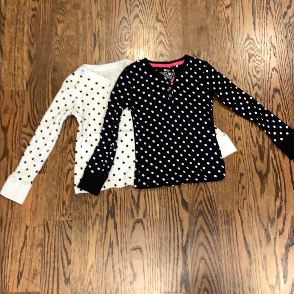 Girl’s polka dot shirts bundle